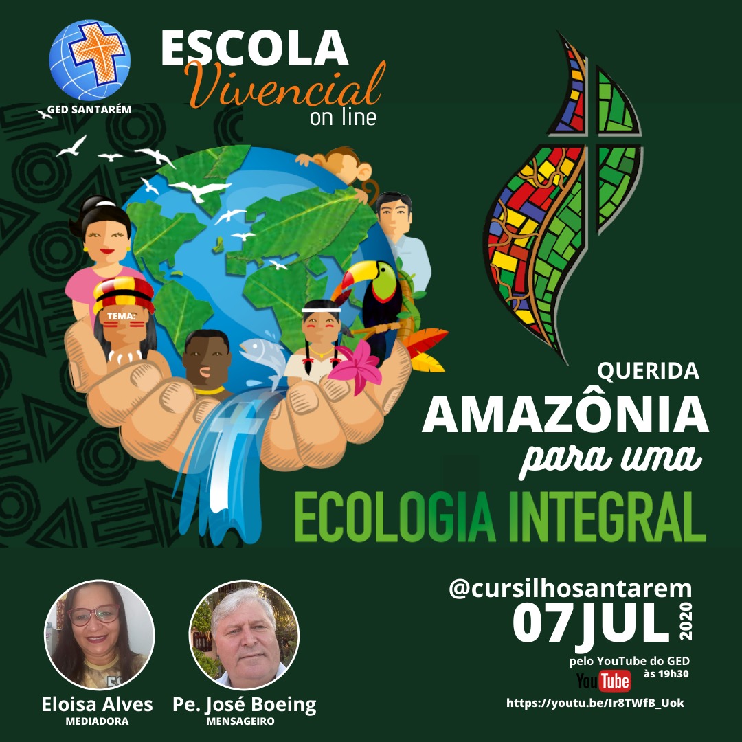 Leia mais sobre o artigo Sínodo da Amazônia: Querida Amazônia para uma Ecologia Integral – 07/07/2020