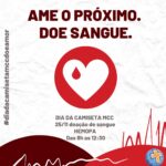 Dia da Camiseta MCC – 25/11 Dia Nacional do Doador de Sangue